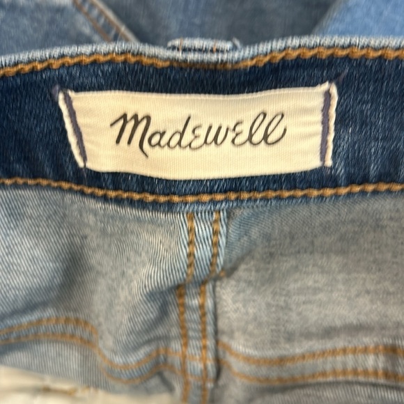 Madewell Stovepipe Straight Leg Denim Blue Jeans Size 26 - Picture 4 of 7